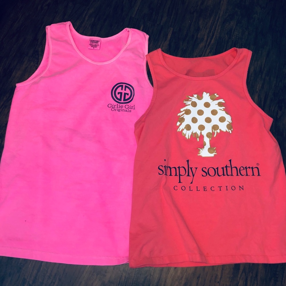 Simply southern and girly girl original tanks